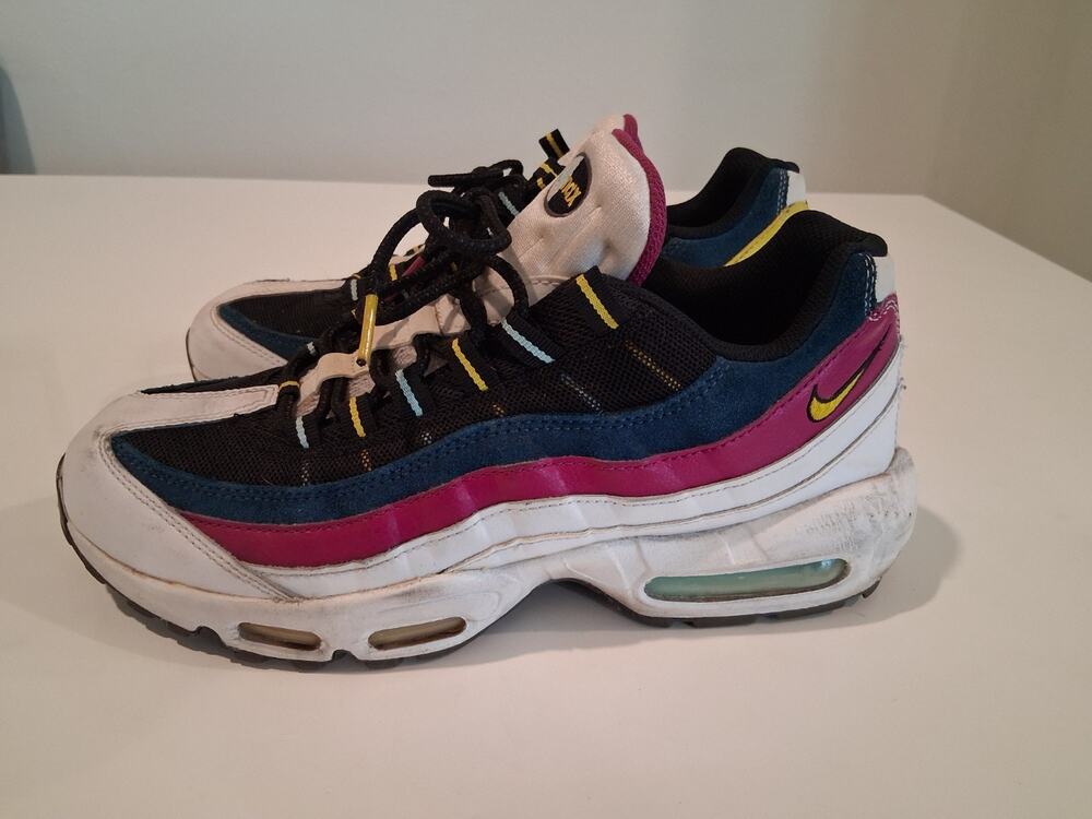 Nike Air Max 95 Cactus Flower White Speed Yellow DC1862-100 Men's Size 9.5